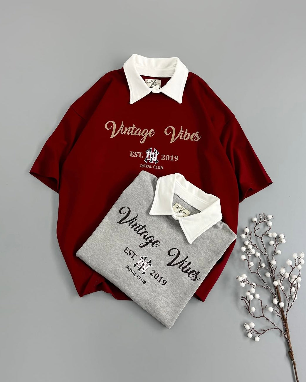 Vintage Vibes Polo-shirts