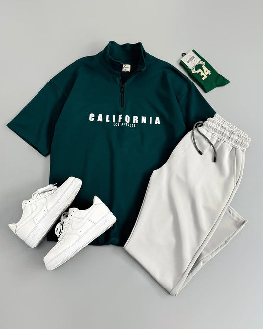California LA Zip-up & Pant Set