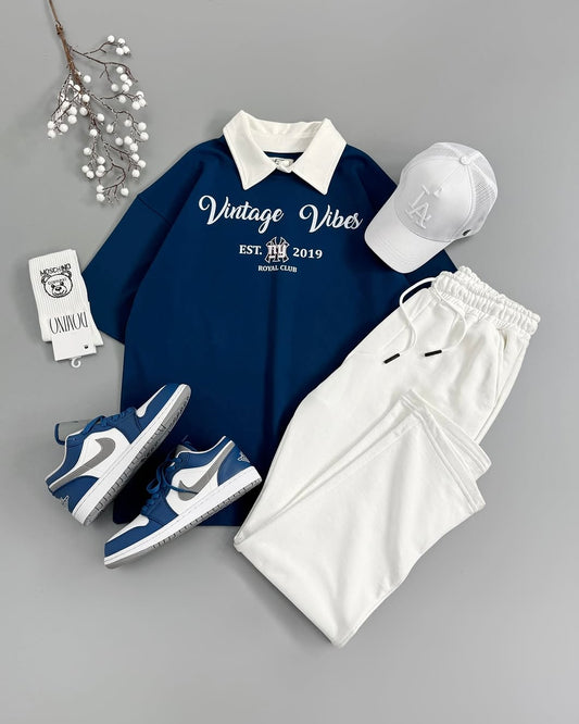 Vintage Polo & Pant Set