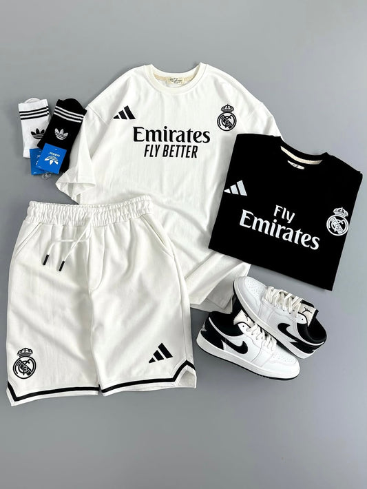 Real Madrid Tshirt & Shorts Set