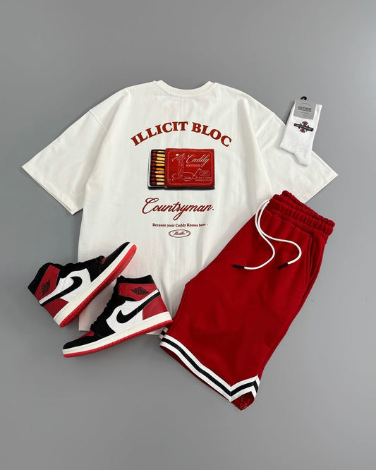 ILLICIT BLOC T-shirt & Shorts Set