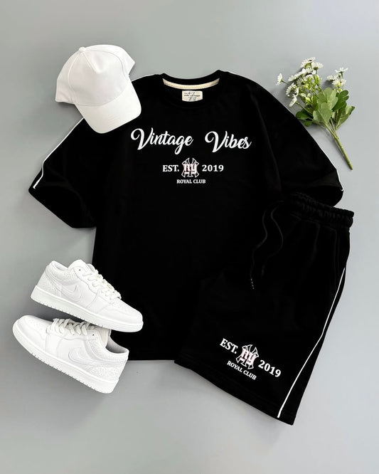 Vintage Vibes T-shirt & Shorts Set