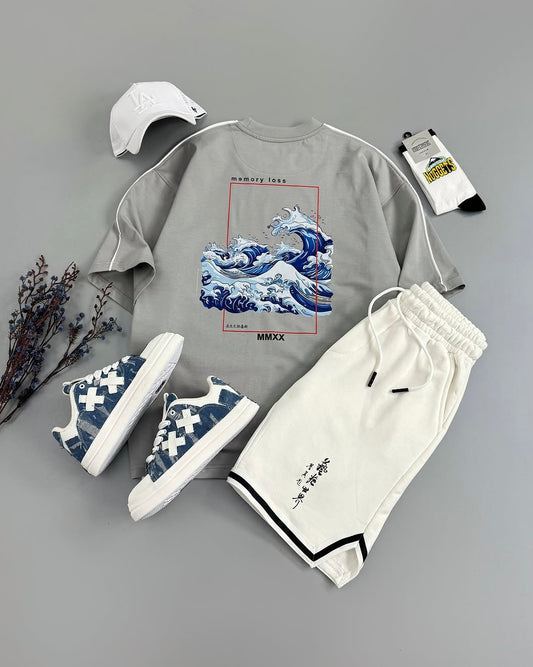 Miami Waves T-shirt & Short Set